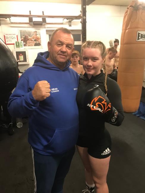 Ffion with Graham Brockway